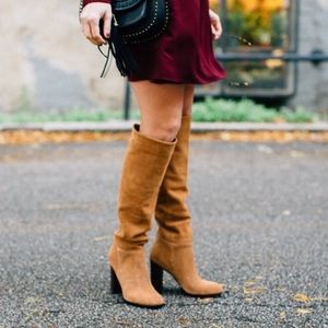 Sam Edelman Victoria Slouchy Suede Knee High Boots
